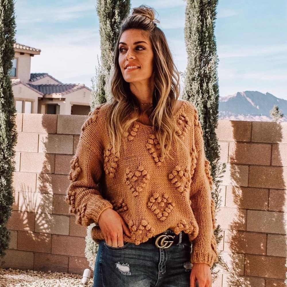 Gold Textured SweaterGUC